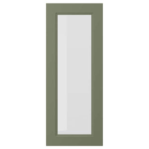 Ikea AXSTAD - Glass door, gray-green,40x100 cm