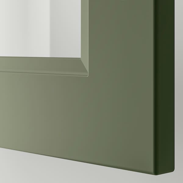 Ikea AXSTAD - Glass door, gray-green,40x100 cm