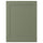 AXSTAD - Door, grey-green, 60x80 cm