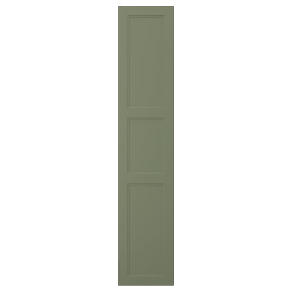 AXSTAD door, grey-green, 40x200 cm