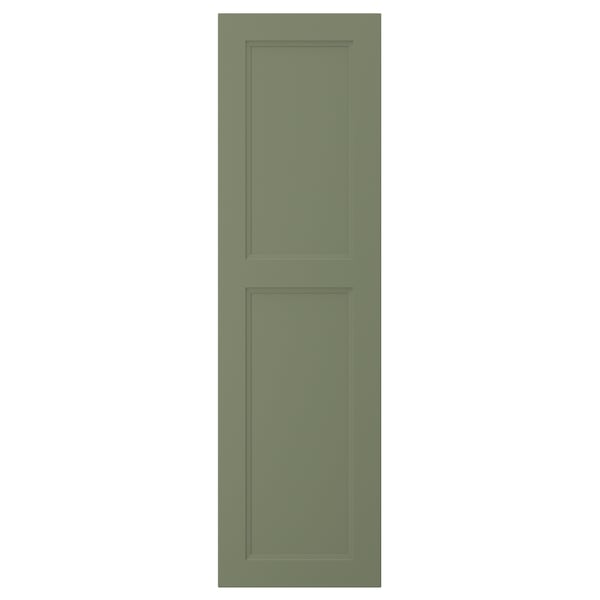 AXSTAD door, grey-green, 40x140 cm
