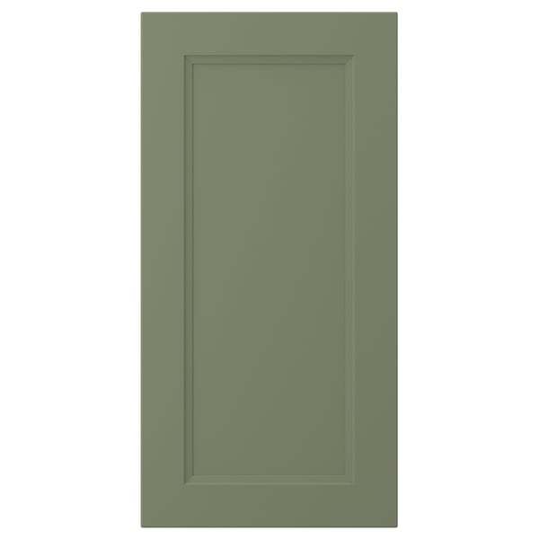 AXSTAD - Door, grey-green, 40x80 cm