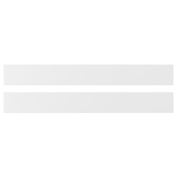 AXSTAD drawer front, matt white, 80x10 cm, 2 pack