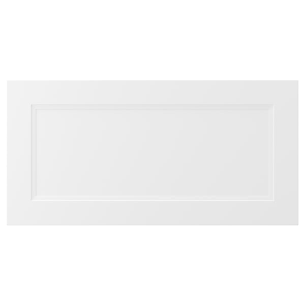 AXSTAD drawer front, matt white, 80x40 cm