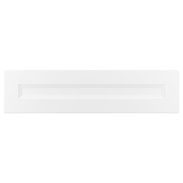 AXSTAD drawer front, matt white, 80x20 cm