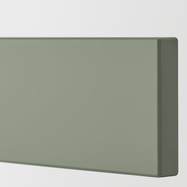 AXSTAD drawer front, grey-green, 60x10 cm, 2 pack