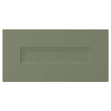 AXSTAD drawer front, grey-green, 40x20 cm
