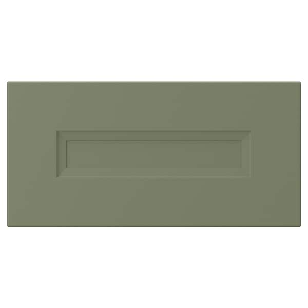 AXSTAD - Drawer front, gray-green,40x20 cm