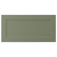 AXSTAD drawer front, grey-green, 80x40 cm