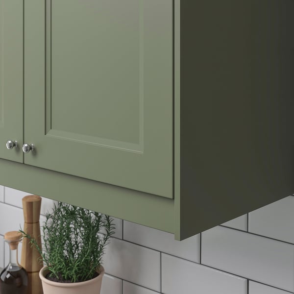 AXSTAD - AXSTAD Rounded deco strip/moulding, grey-green, 221 cm