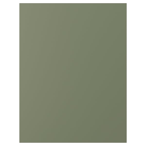 AXSTAD cover panel, grey-green, 62x80 cm