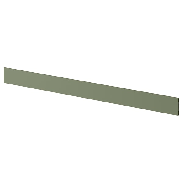 AXSTAD plinth, grey-green, 220x8 cm