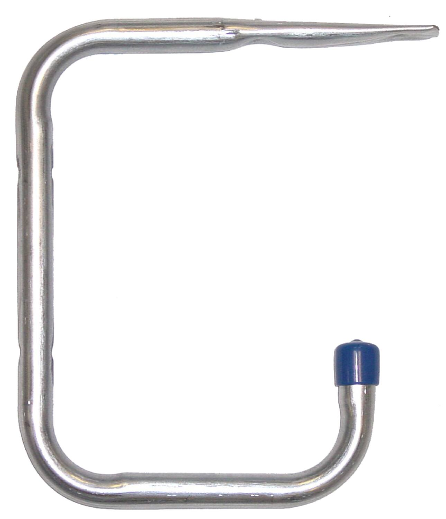 GALVANIZED METAL GARAGE HOOK L22H