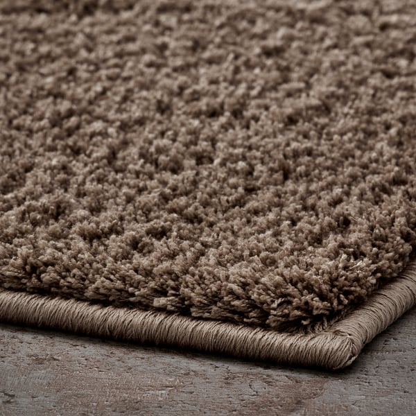 BACKMÅRA bath mat, beige, 50x80 cm