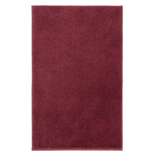 BACKMÅRA bath mat, deep red, 80x50 cm