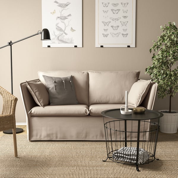 BACKSÄLEN 2 seater sofa - Natural Katorp ,