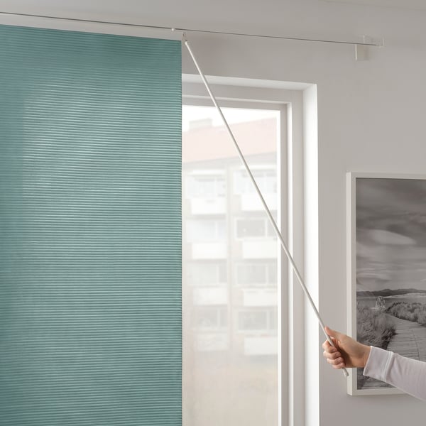 BACKSILJA Panel curtain - blue gray 60x300 cm , 60x300 cm