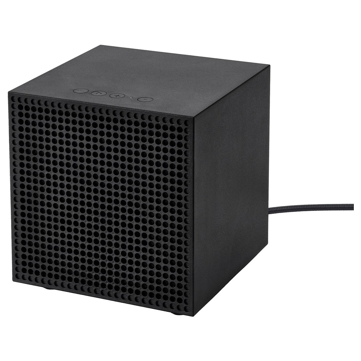 BADKRUKA Bluetooth speaker, black, 16x17.5x16 cm