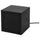 BADKRUKA Bluetooth speaker, black, 16x17.5x16 cm