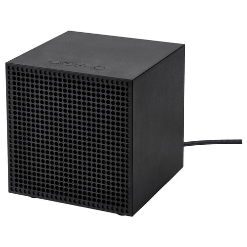BADKRUKA Bluetooth speaker, black, 16x17.5x16 cm
