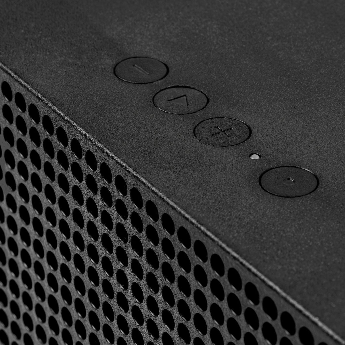 BADKRUKA Bluetooth speaker, black, 16x17.5x16 cm