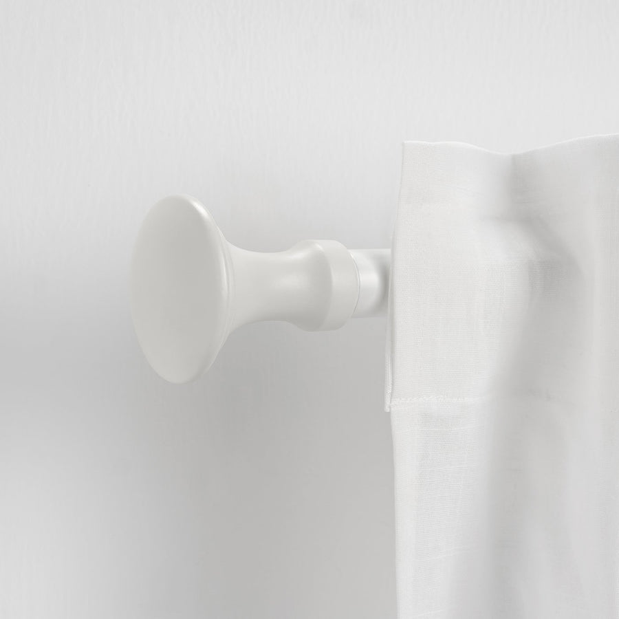 BÄCKRADULA finials, 1 pair, white, 6.6 cm