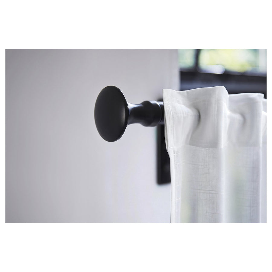 BÄCKRADULA finials, 1 pair, black, 6.6 cm