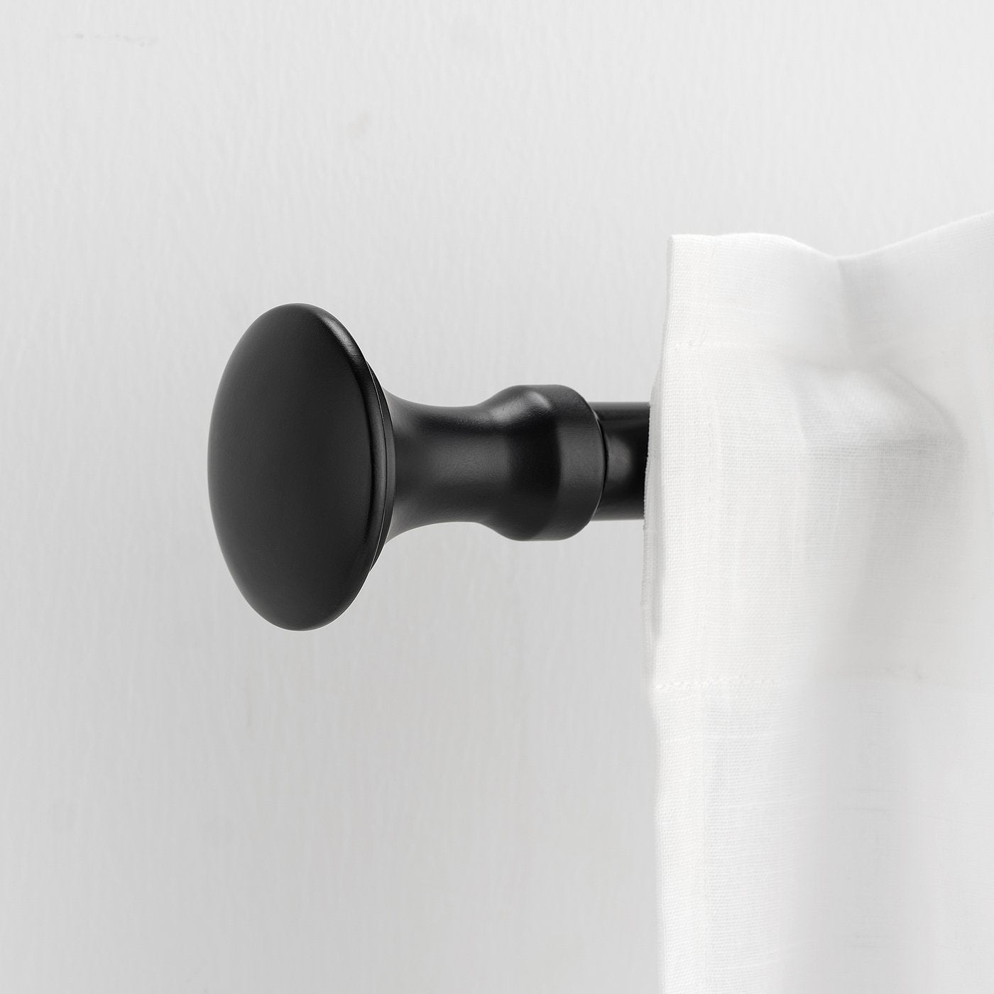 BÄCKRADULA finials, 1 pair, black, 6.6 cm