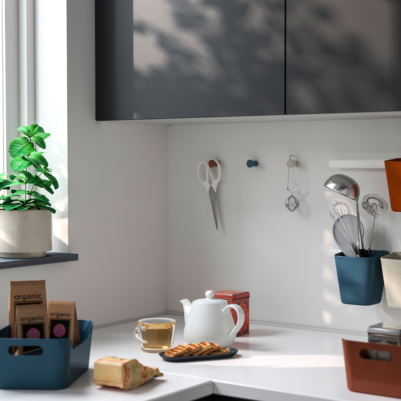 BÄNGBULA hook, multicolour, 2 cm, 3 pack