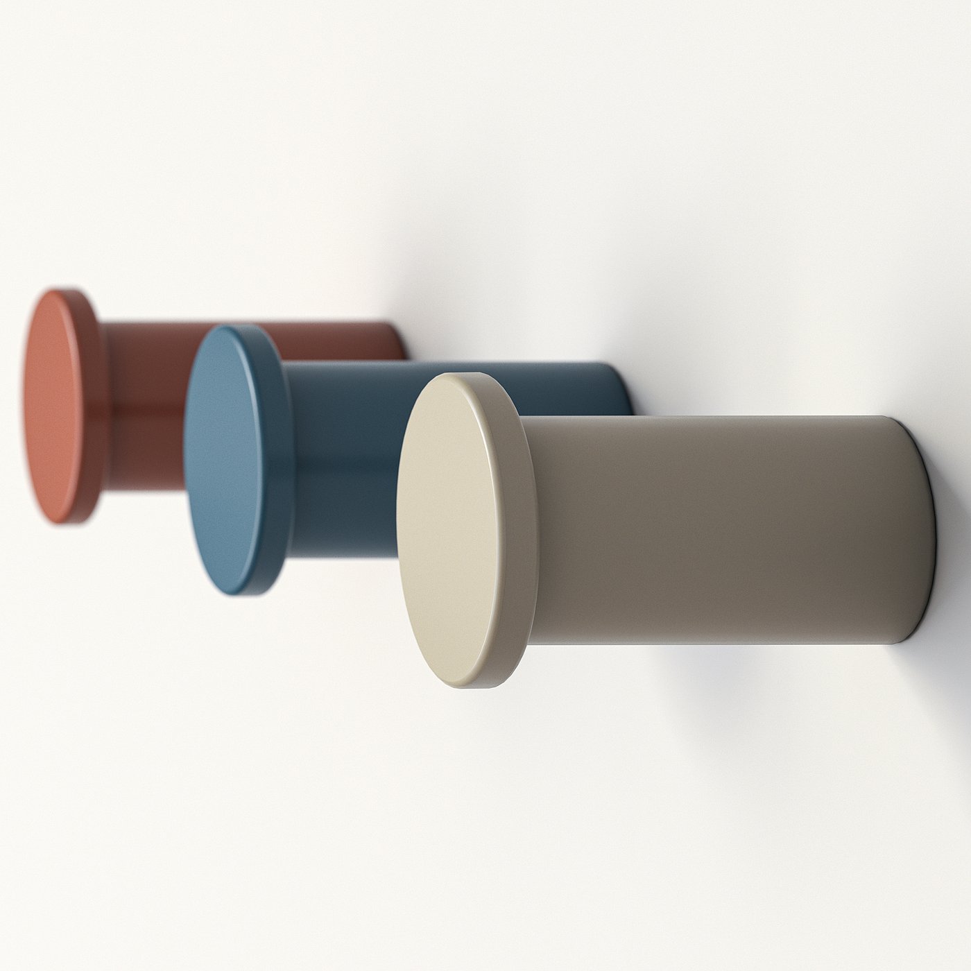 BÄNGBULA hook, multicolour, 2 cm, 3 pack