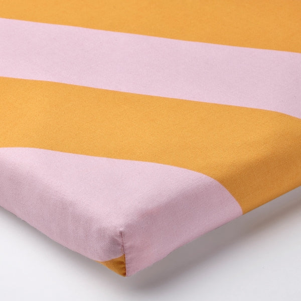 BÄNKKAMRAT - Bench cushion, pink/yellow,90x50x3 cm