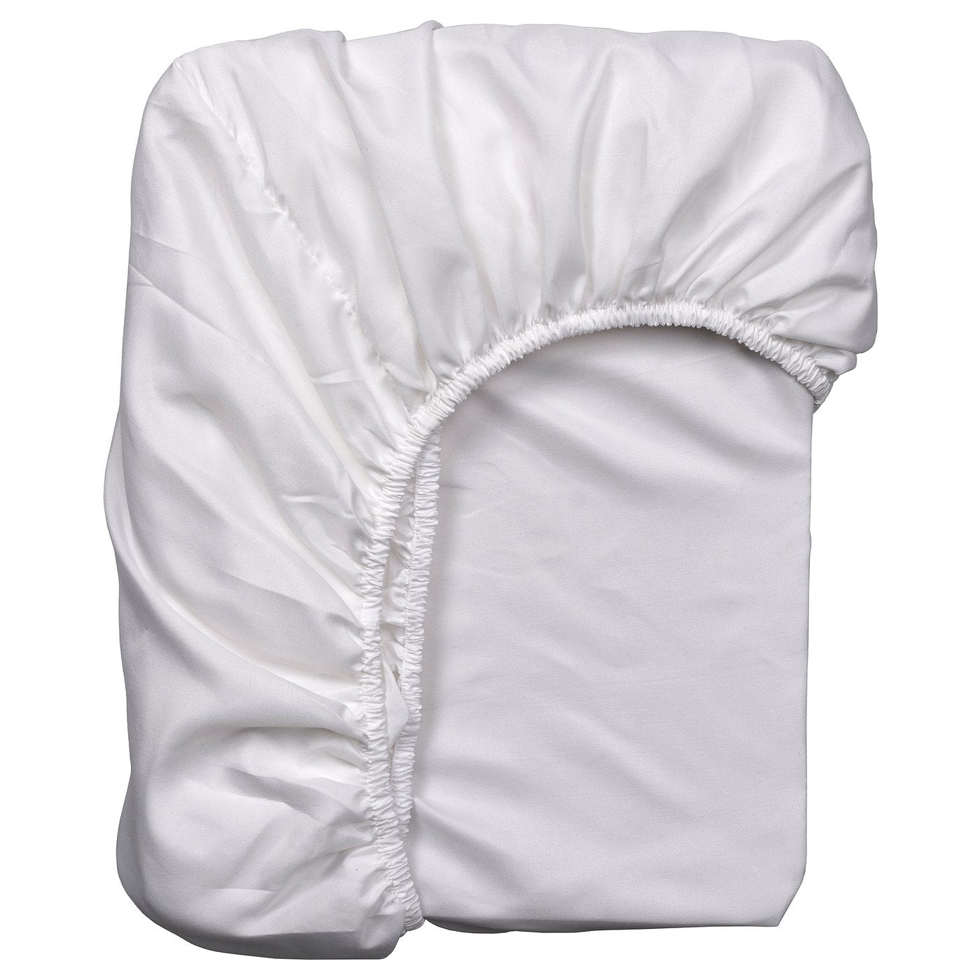BÄRGLIM fitted sheet, white, 140x200 cm