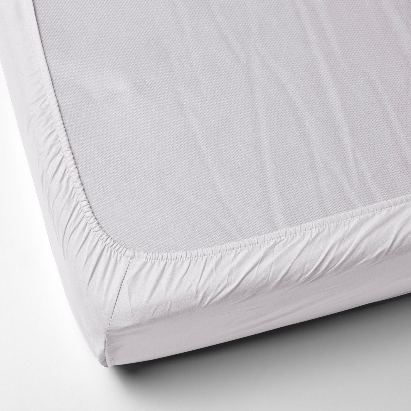 BÄRGLIM fitted sheet, white, 90x200 cm