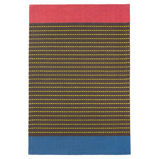 BÄRTRÅD rug, flatwoven, multicolour/stripe pattern, 90x60 cm