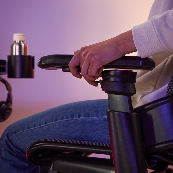 BÄSTBOLL gaming chair, black/Mjuk black, 50x120x69 cm