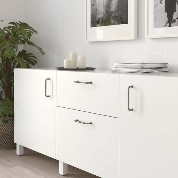 BAGGANÄS - BAGGANÄS Handle, brown-beige, 143 mm