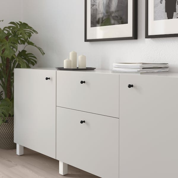 Ikea BAGGANÄS - Knob, black, 20 mm