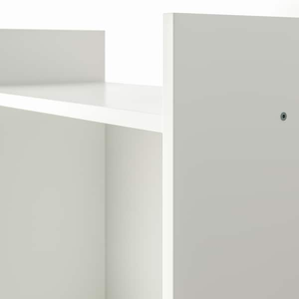 BAGGEBO - Bookcase, white, 50x25x160 cm