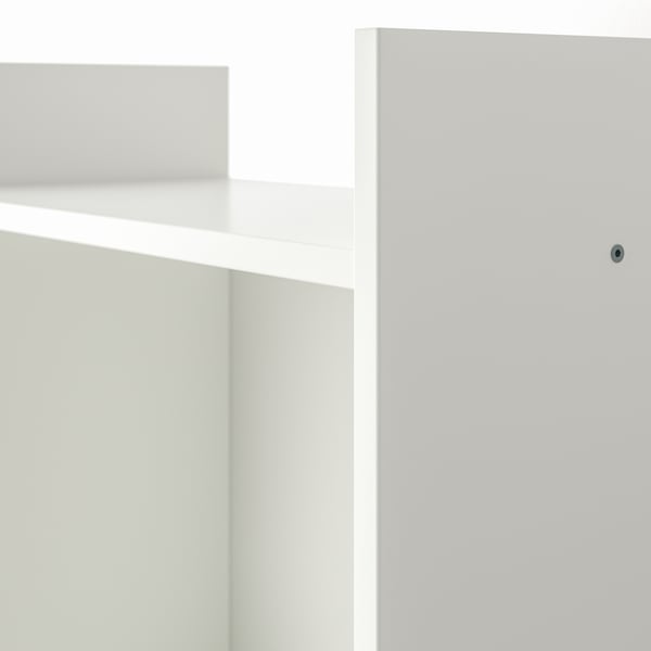 BAGGEBO bookcase, white, 50x25x160 cm