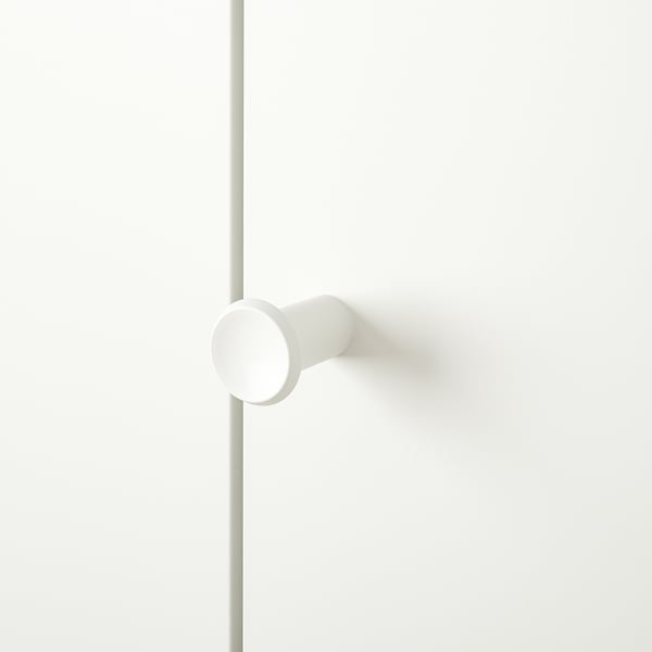 BAGGEBO cabinet with door, white, 50x30x80 cm