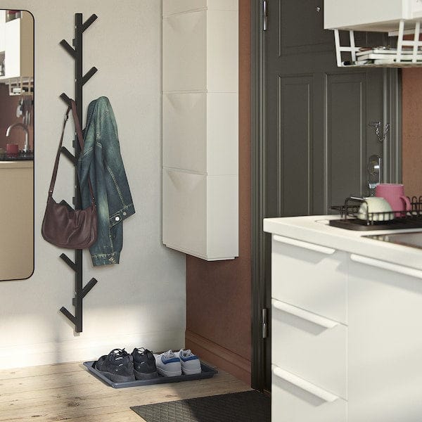 Ikea BAGGMUCK - Shoe mat, in/outdoor/grey, 46x35 cm