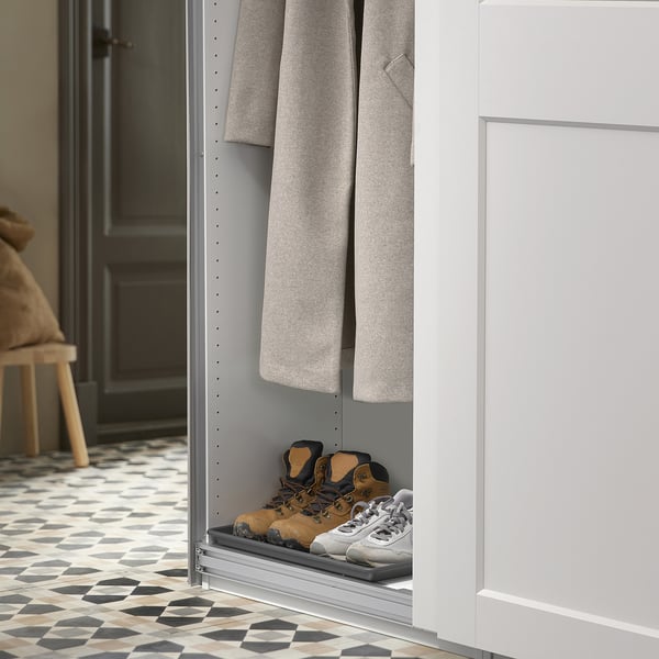 BAGGMUCK shoe mat, in/outdoor/grey, 46x35 cm
