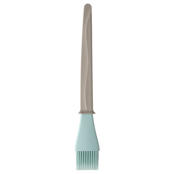 BAKGLAD pastry brush, beige/blue