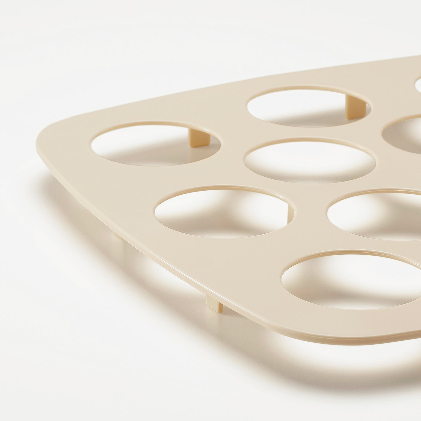 BAKTIDER cake platter with lid, white, 33x33 cm
