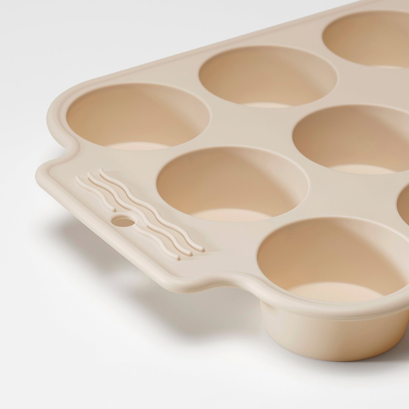 BAKTIDER muffin mould, light beige, 35x23 cm
