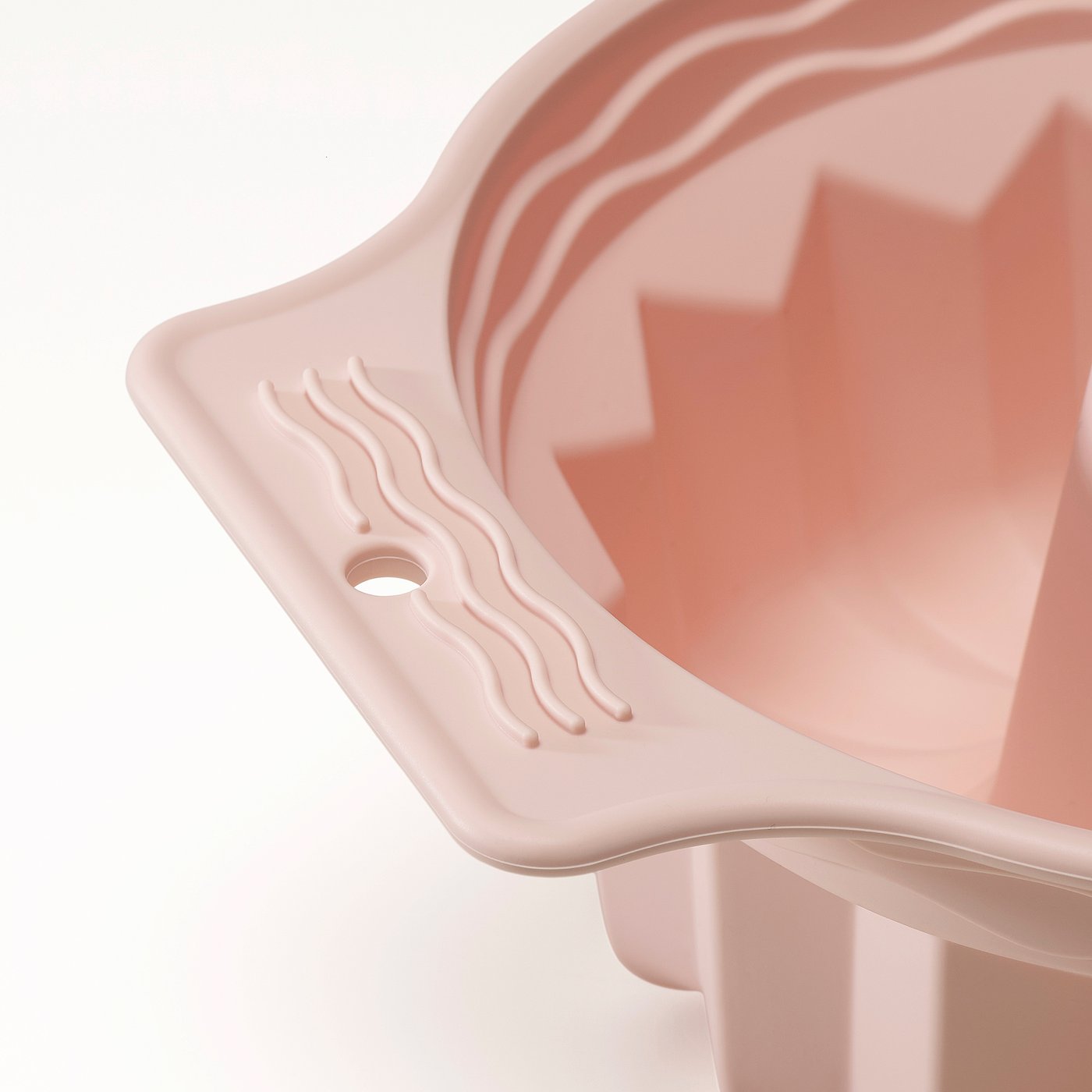 BAKTIDER fluted ring cake mould, pale pink, 22 cm