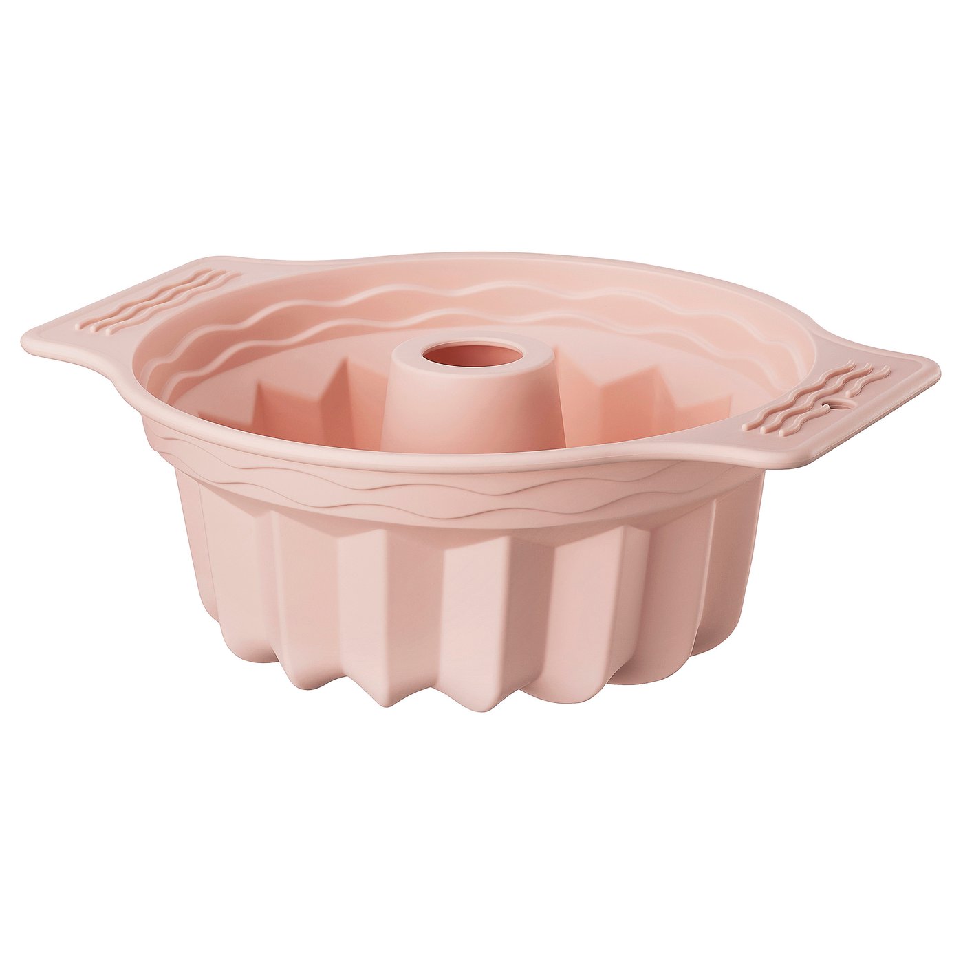 BAKTIDER fluted ring cake mould, pale pink, 22 cm