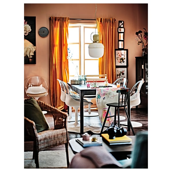 BALTSAR swivel chair, white, 58x85x56 cm