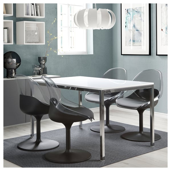 BALTSAR swivel chair, black, 58x85x56 cm