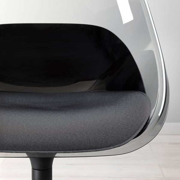 BALTSAR swivel chair, black, 58x85x56 cm